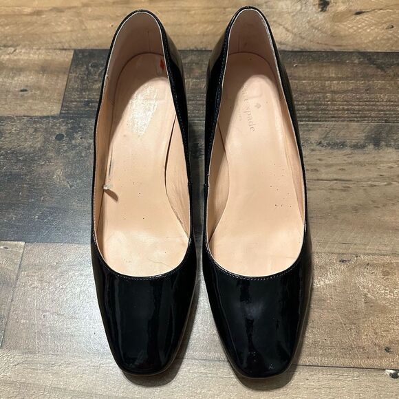 Kate Spade ‘Anastasia’ Glitter Block Heel Pumps - Picture 4 of 7